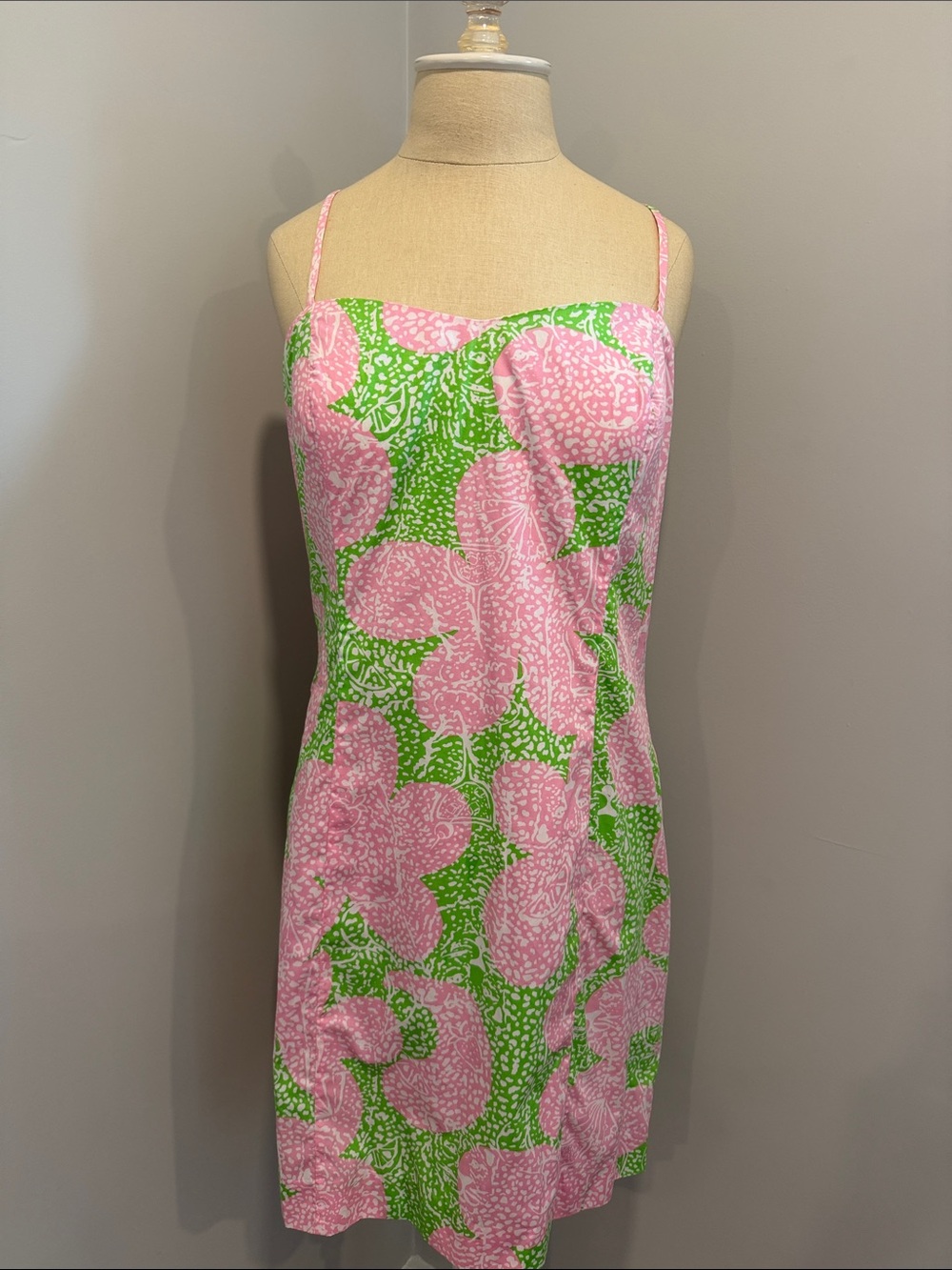 Lilly Pulitzer McCallum Dress in Limeade Pink & Green Floral One-Piece Dress